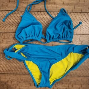 Hurley bikini teal color size medium